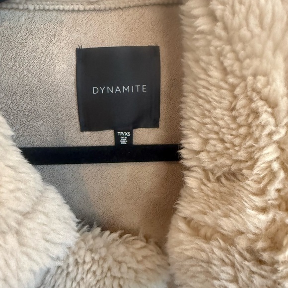 NWOT Dynamite Teddy Moto Jacket - Picture 2 of 4